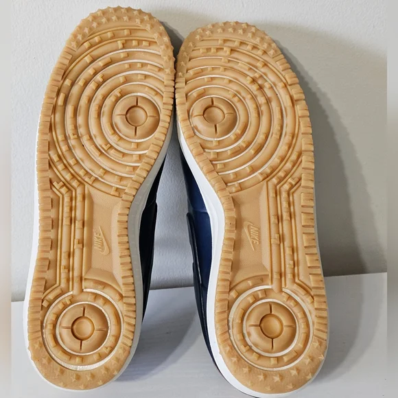 Nike Lunar Force 1 LF1 Duckboot Low Obsidian Saddle Brown Sneakers Men's Size 15 - Picture 8 of 9